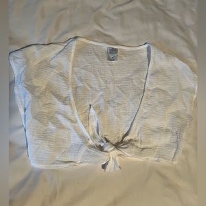 White, wild fable, extra small beach, cover-up